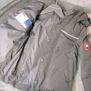 Authentic Kids Canada Goose Parka Black